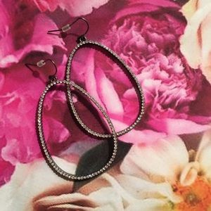 Rhinestone Drop Earrings